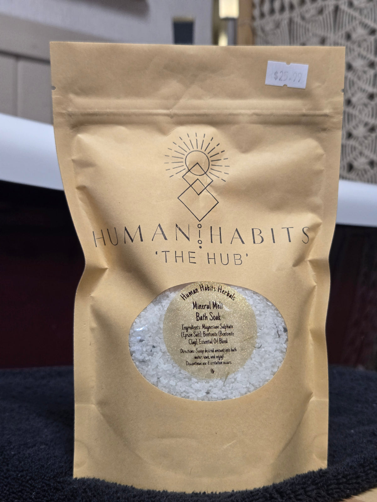 Human Habits Herbals Mineral Melt Bath Soak