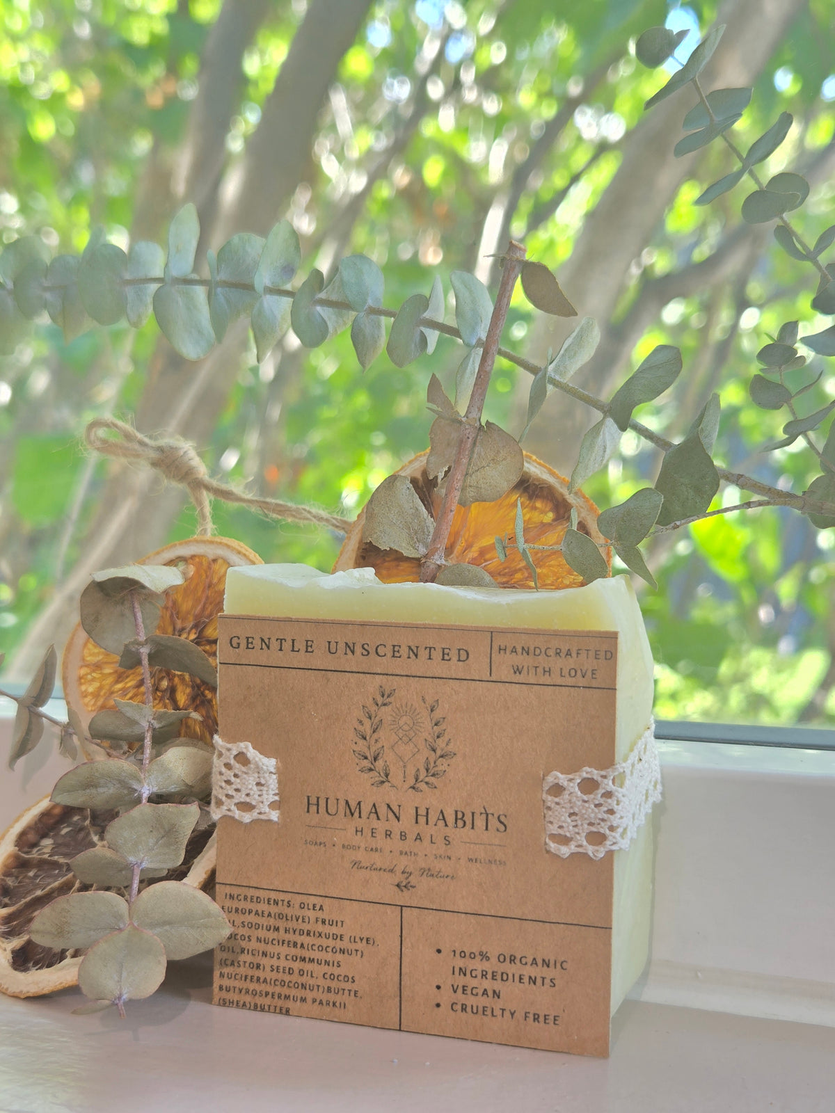 Human Habits Herbals Gentle Unscented Soap