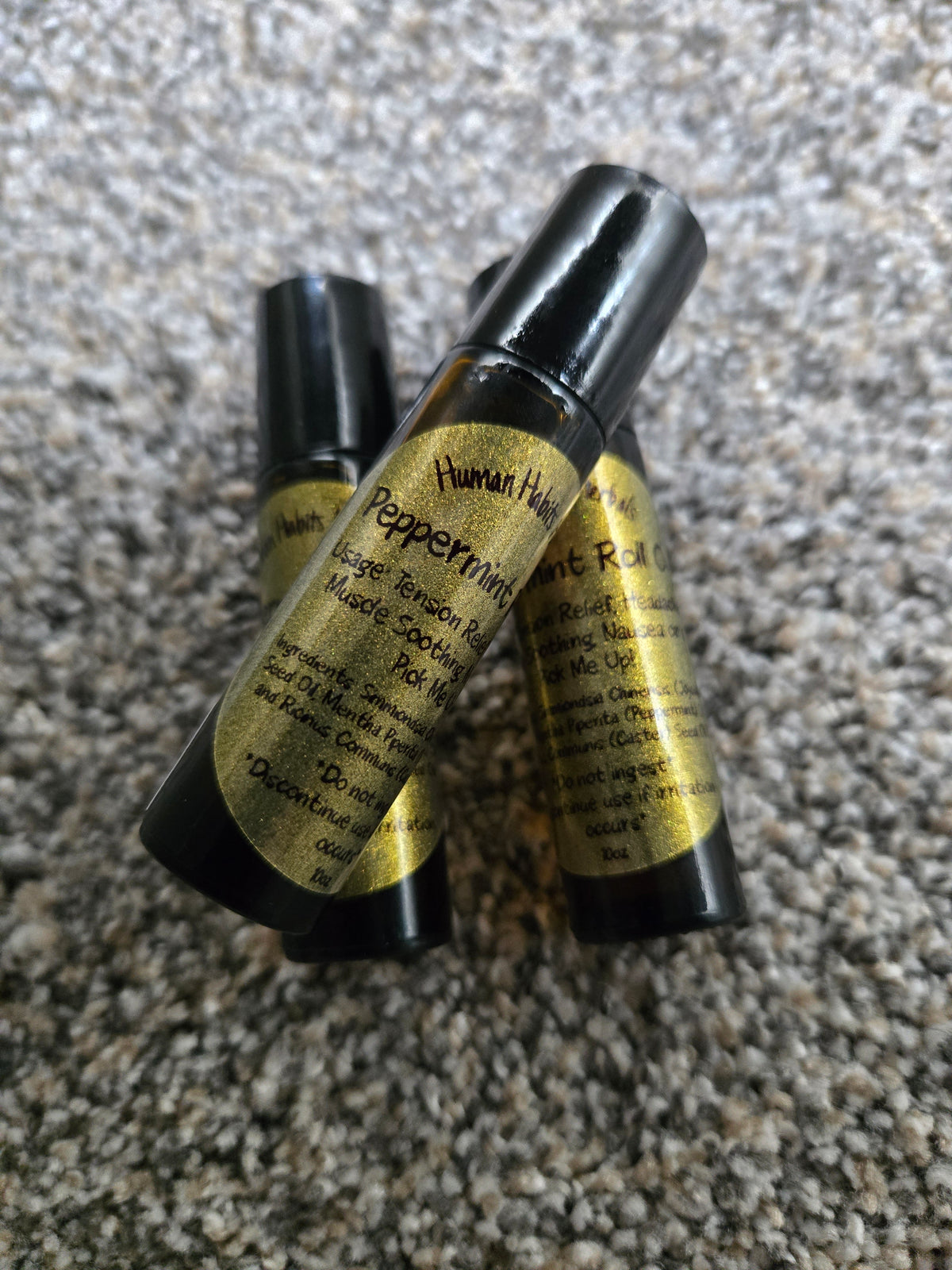Human Habits Herbals Peppermint Roll-On