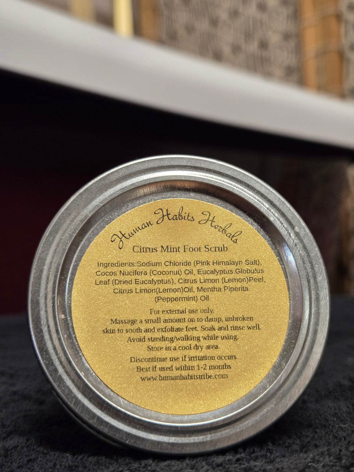 Human Habits Herbals Citrus Mint Foot Scrub